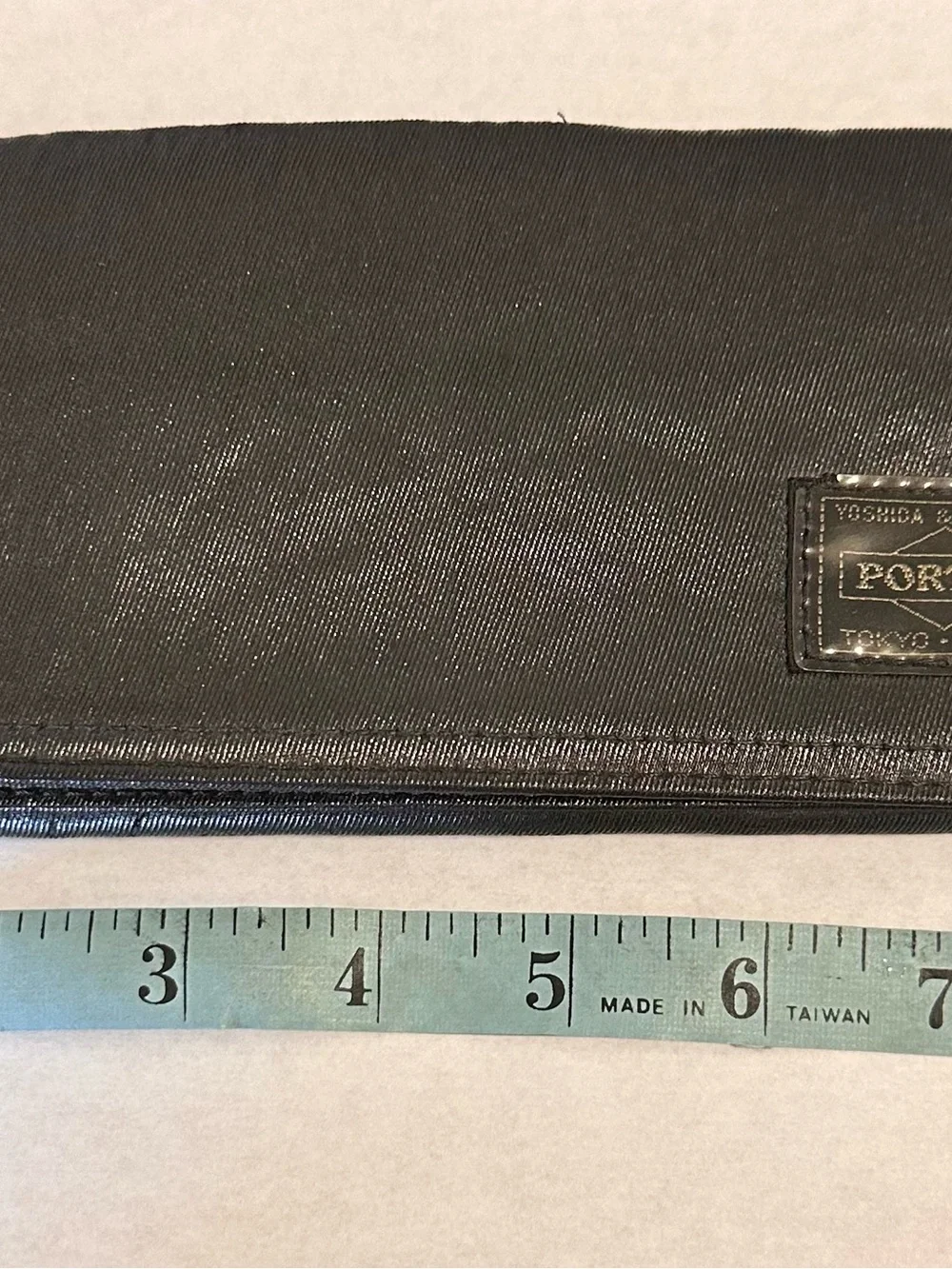 PORTER Japan Black Metallic long Wallet
